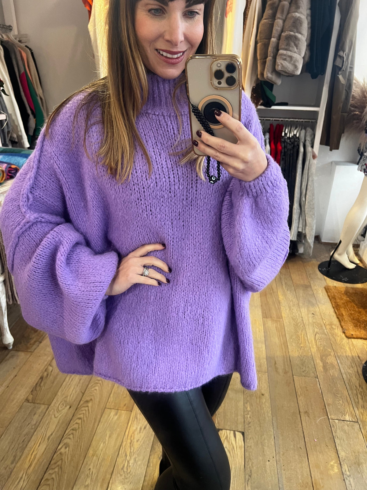 Lilac Overside Jumper