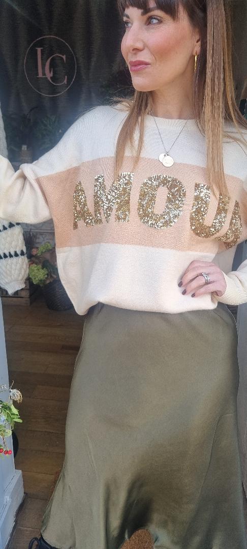AMOUR JUMPER GLITTER